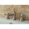 Kingston Brass KC7068ZX 8" Widespread Bathroom Faucet, Brushed Nickel KC7068ZX - alternate 3